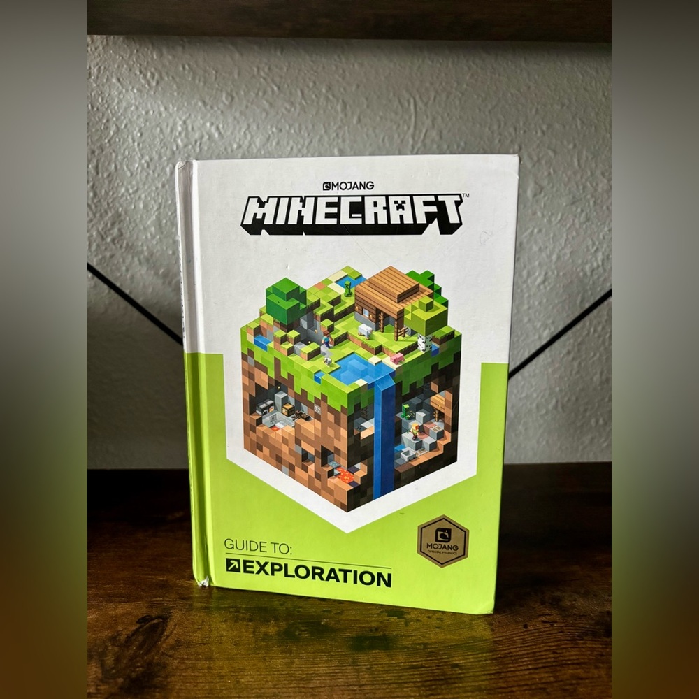 Minecraft Guide to Exploration Hardcover - White & Lime Green